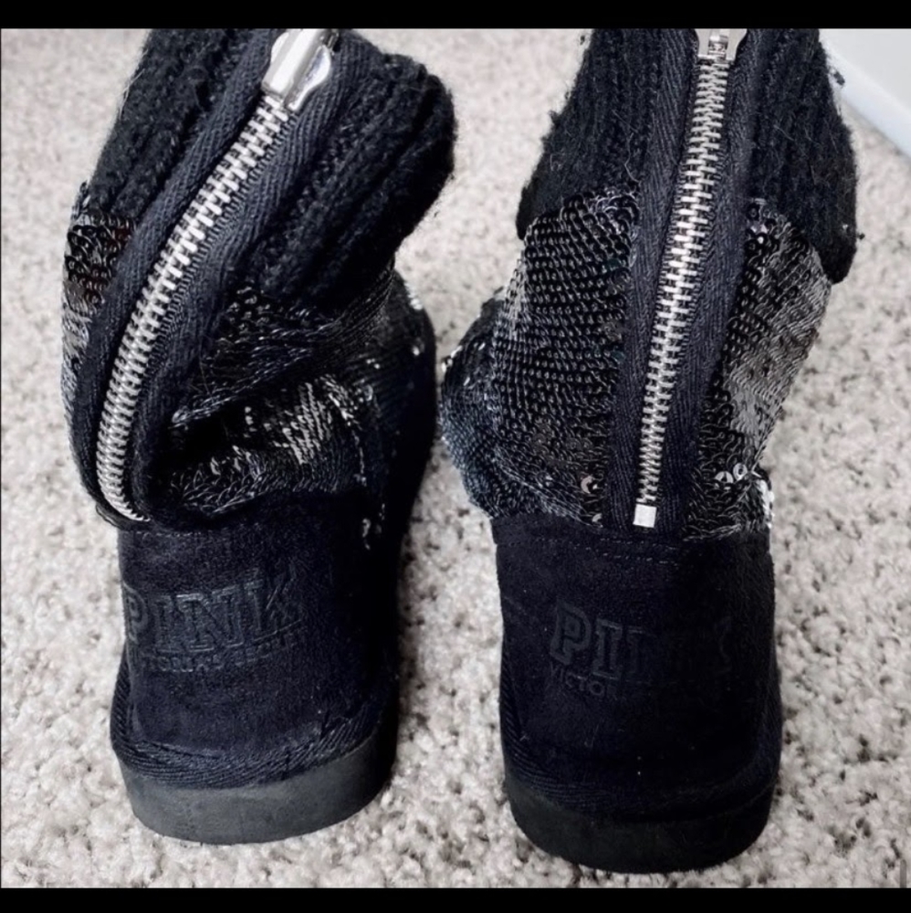 Pink Victoria secret bling boots